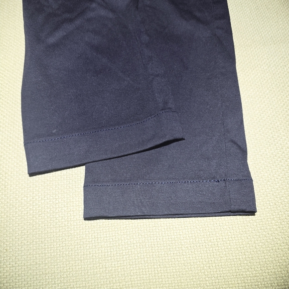 Banana Republic Slim Fit Stretch Preppy Navy Blue Men's Size 31x32 Pants - Picture 7 of 16